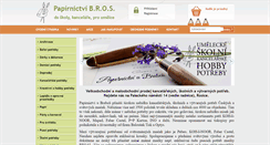 Desktop Screenshot of eshoppapirnictvi.cz